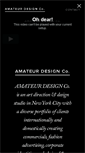 Mobile Screenshot of amateurdesignco.com